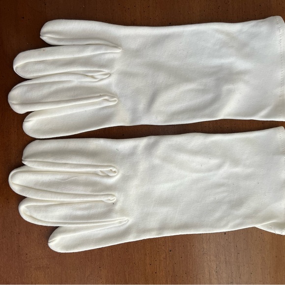 Accessories Mens White Cotton Cloth Dress Gloves M Poshmark